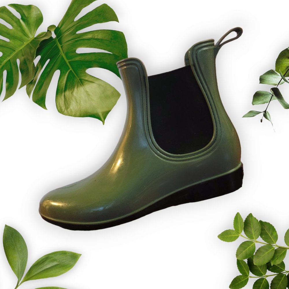 Chelsea Rain Boot - Jade Green sz 9 Ardenes